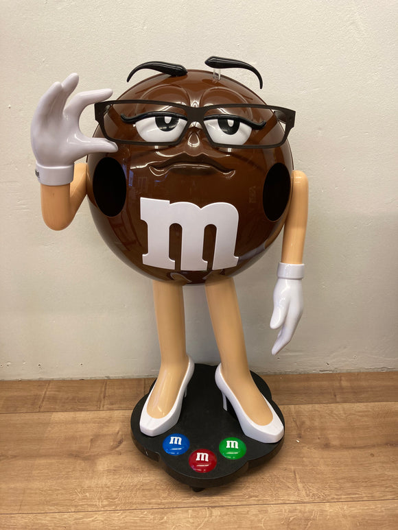 M & M display